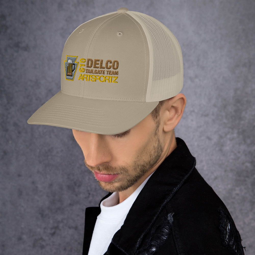 Delco Tailgate Team Trucker Cap
