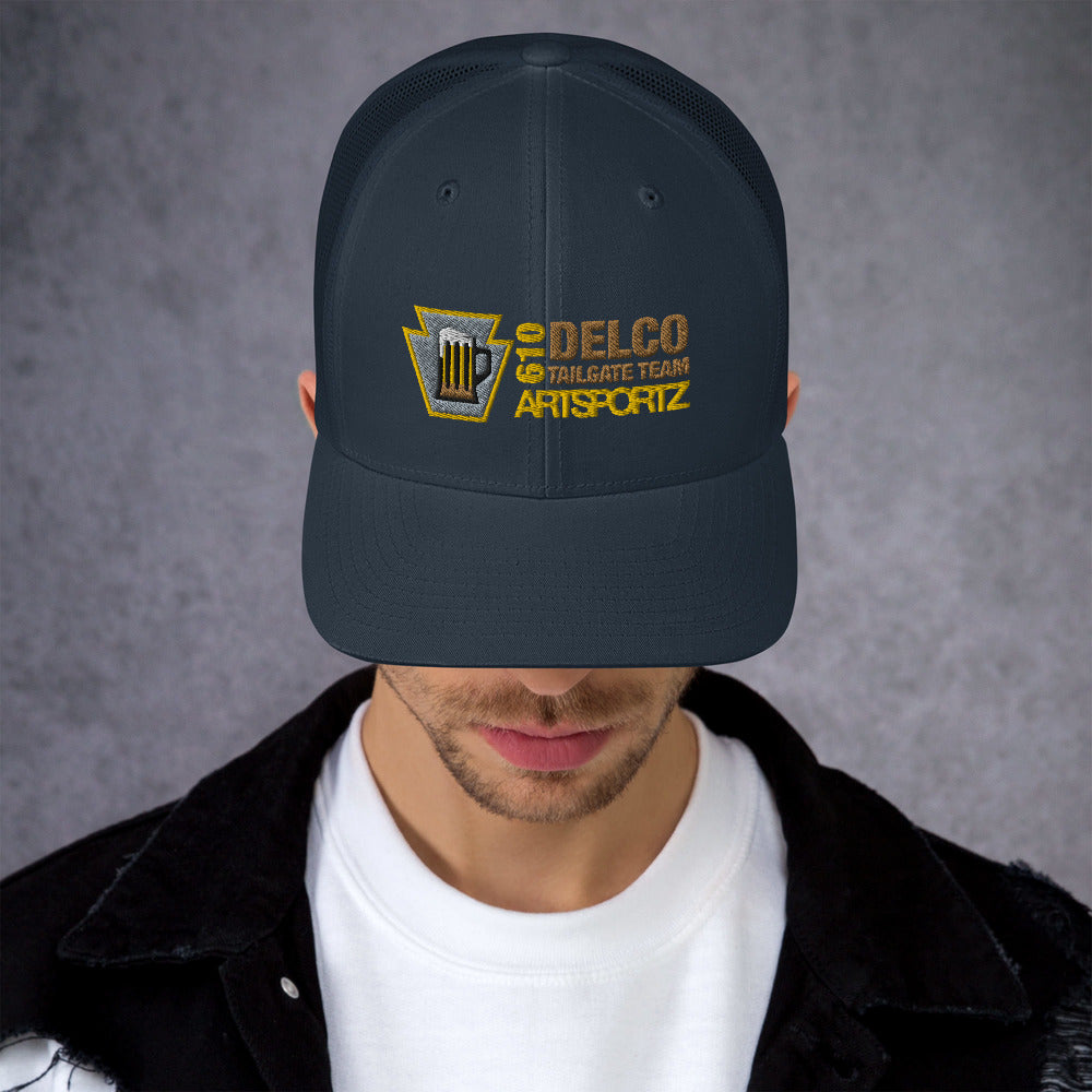 Delco Tailgate Team Trucker Cap