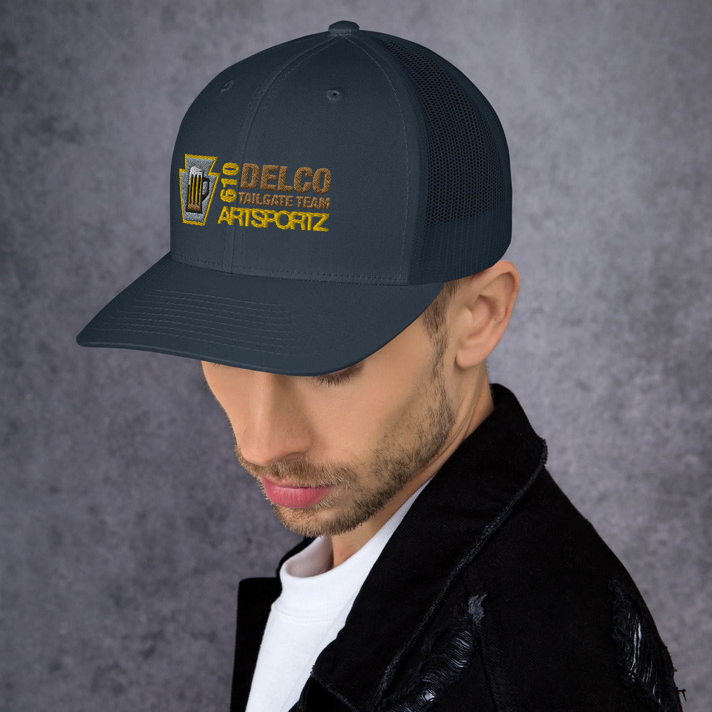 Delco Tailgate Team Trucker Cap