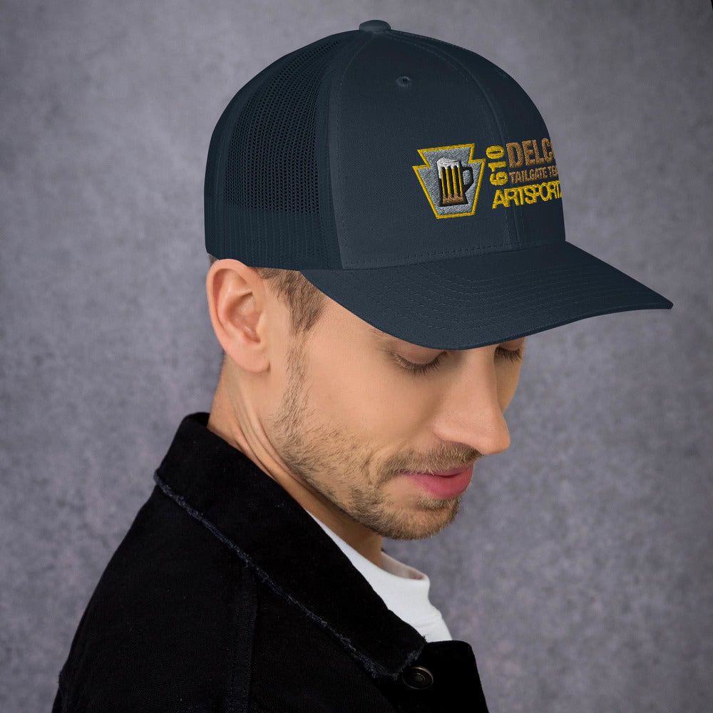 Delco Tailgate Team Trucker Cap
