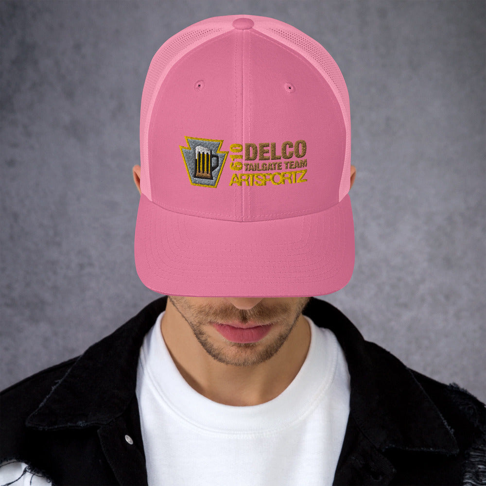Delco Tailgate Team Trucker Cap