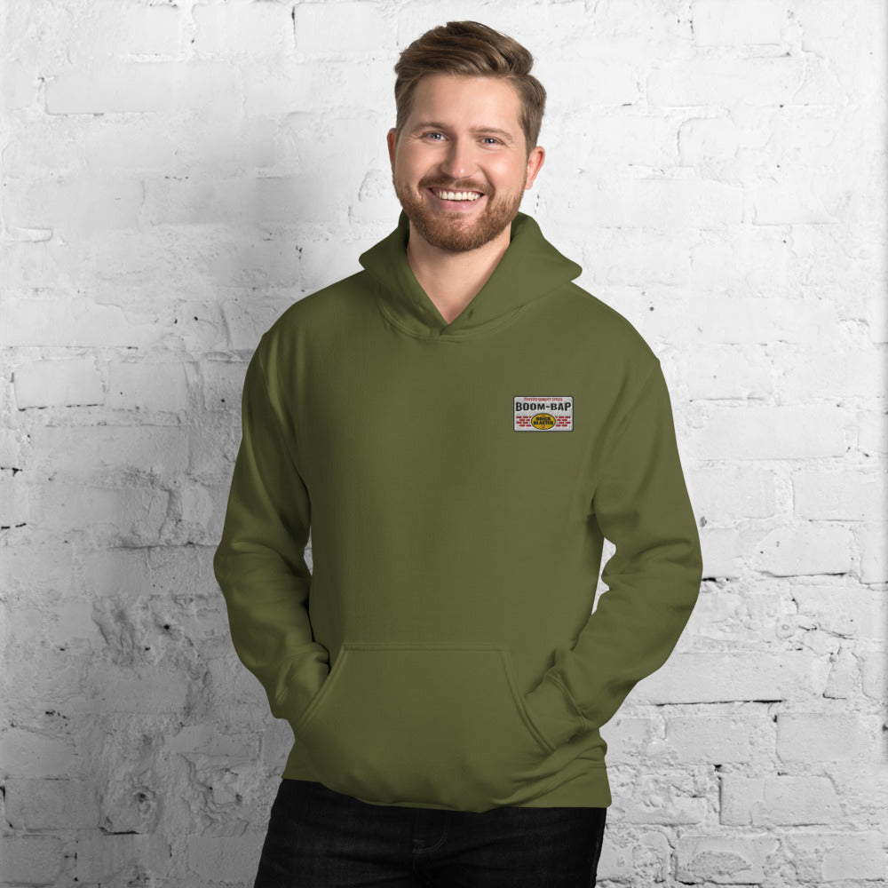 Boom Bap Patch Unisex Hoodie