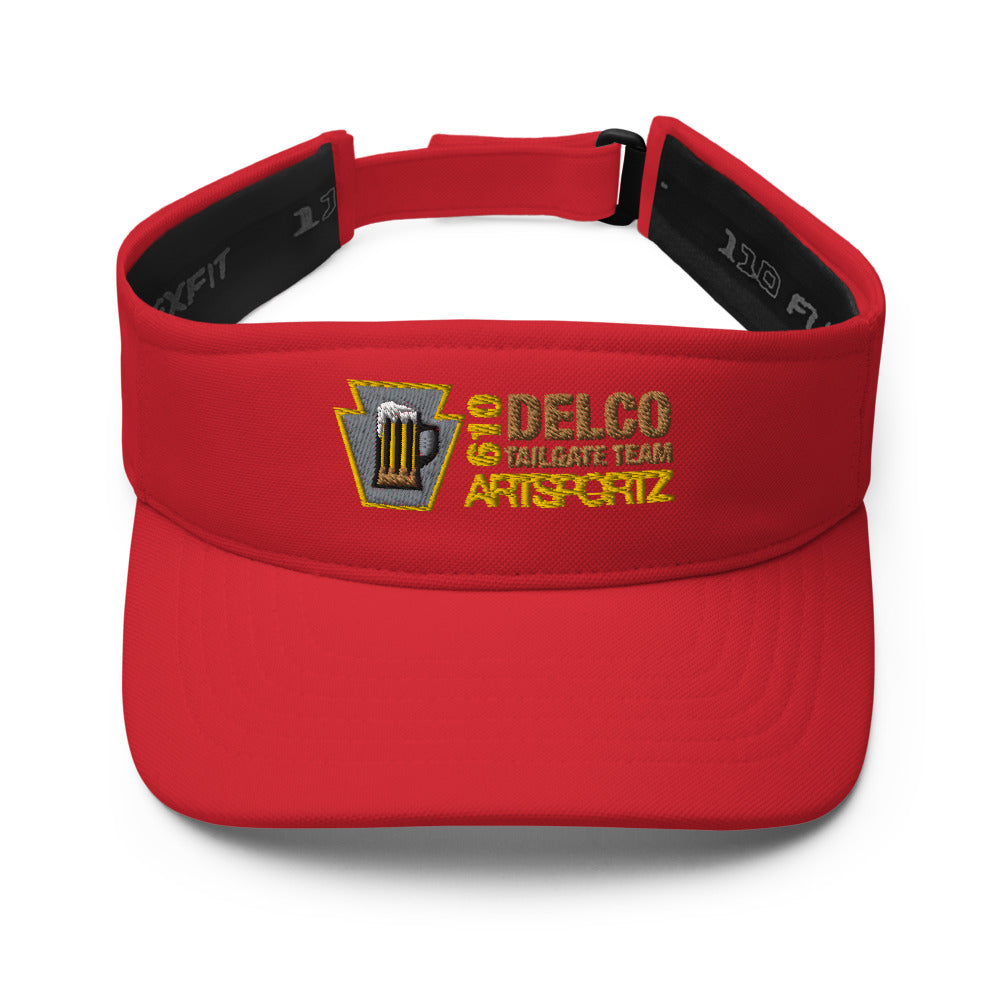 Delco Tailgate Team Visor