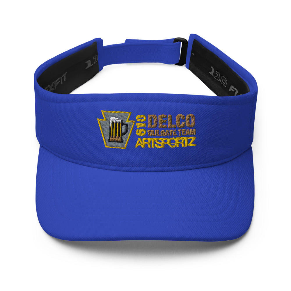 Delco Tailgate Team Visor