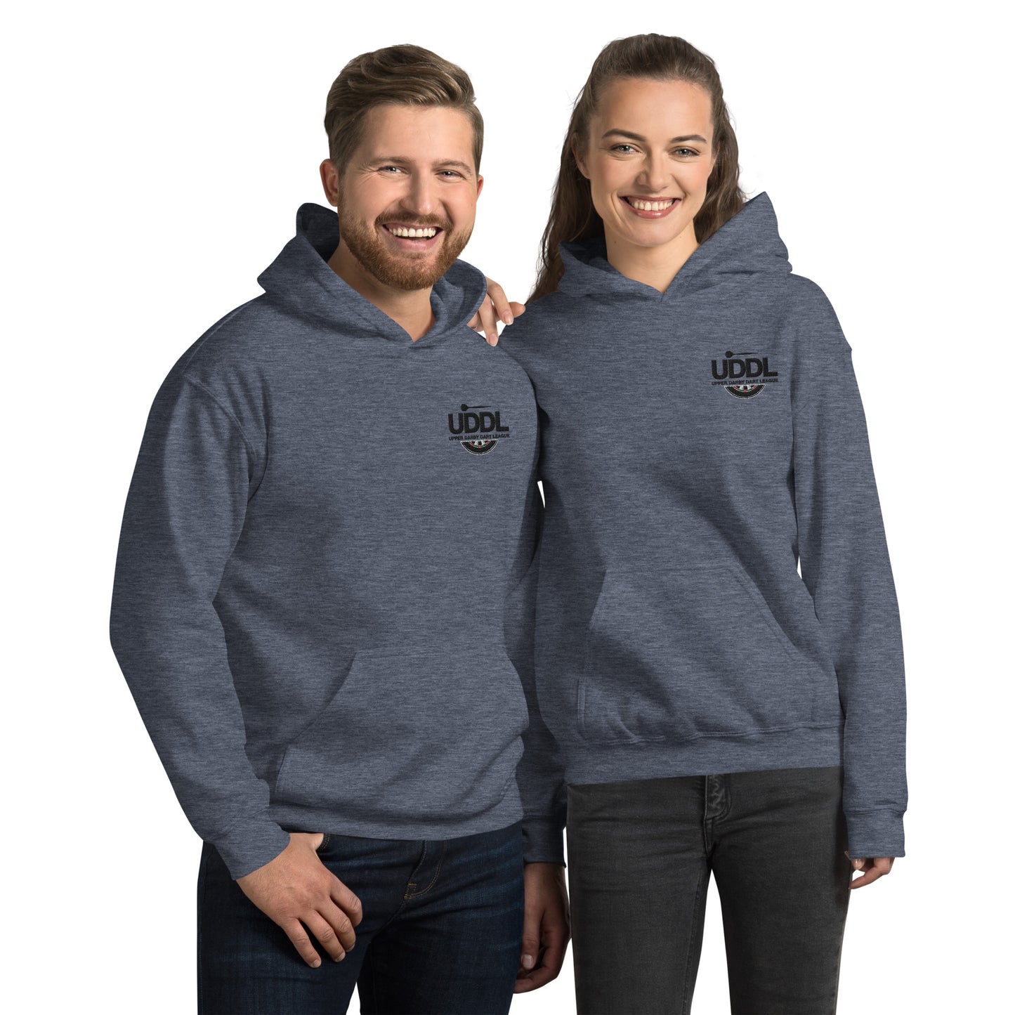 UDDL EMBROIDERED BLACK LOGO Unisex Hoodie