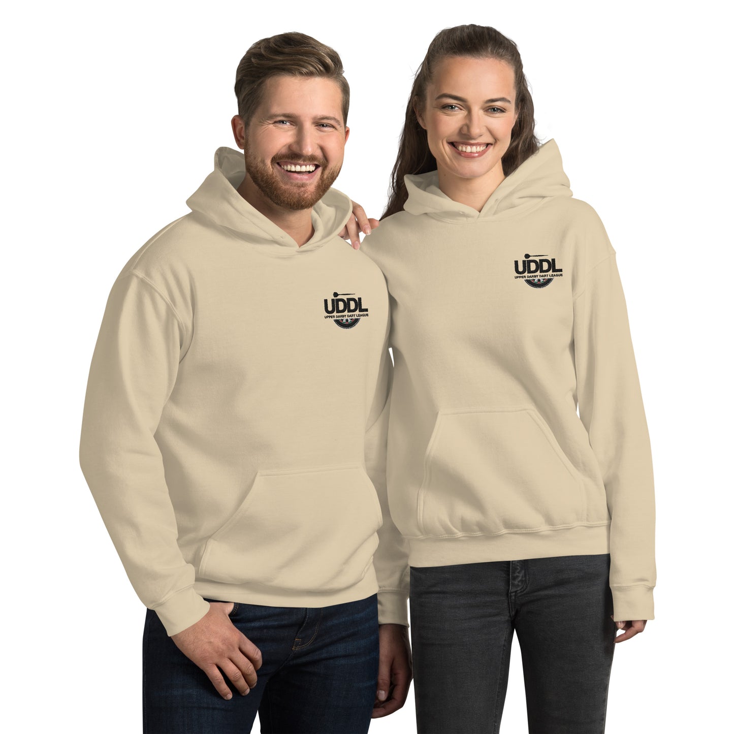 UDDL EMBROIDERED BLACK LOGO Unisex Hoodie