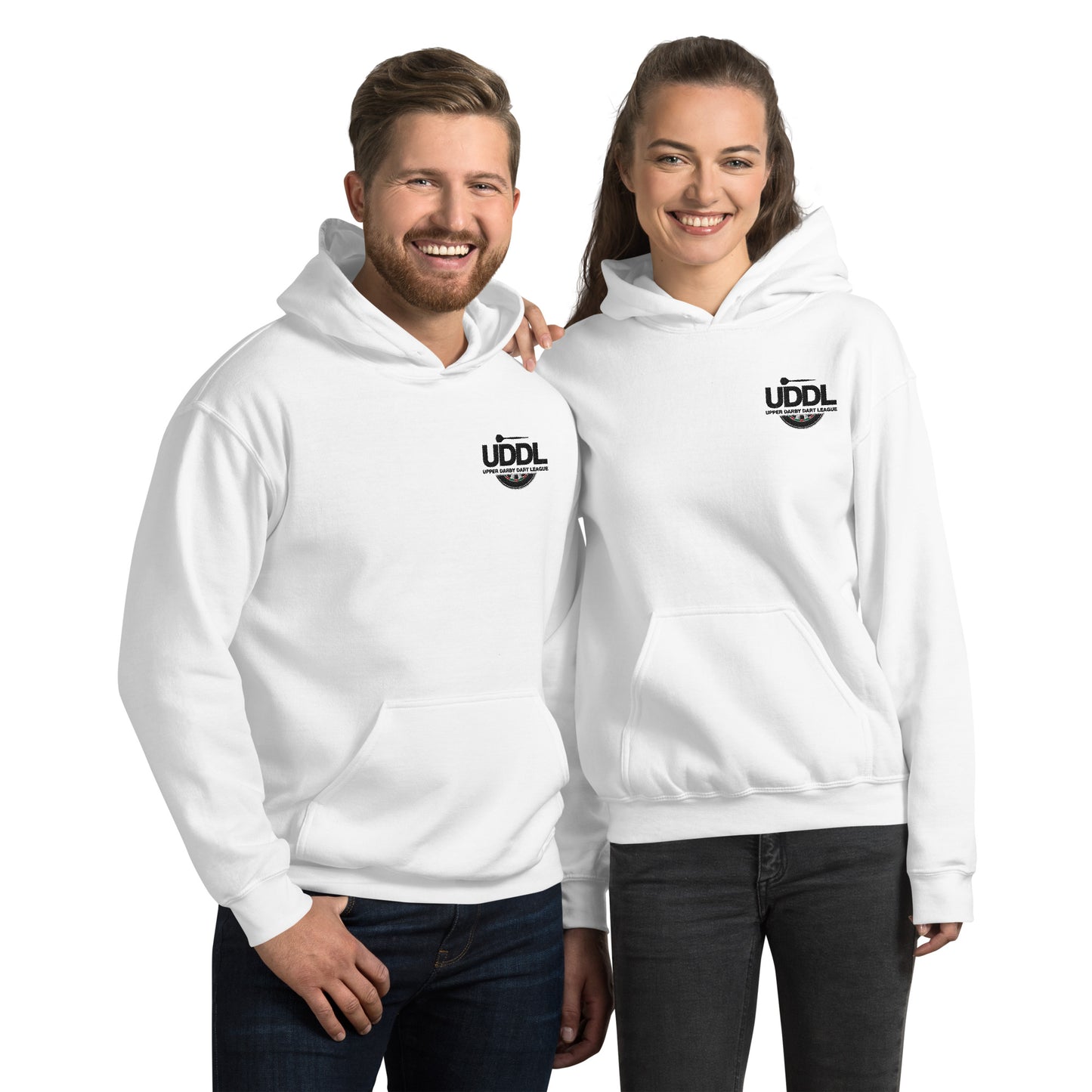 UDDL EMBROIDERED BLACK LOGO Unisex Hoodie