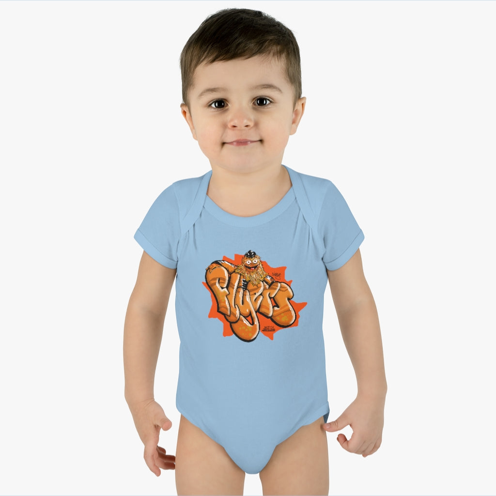 Flyers Gritty Infant Baby Rib Bodysuit