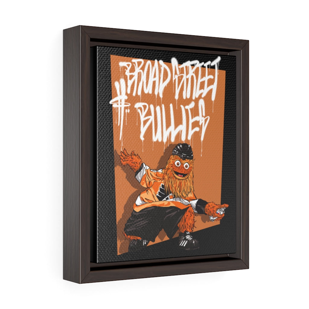 Broad Street Bullies Vertical Framed Premium Gallery Wrap Canvas
