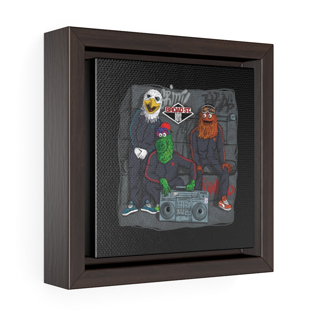 Broad Street Boys - Square Framed Premium Gallery Wrap Canvas