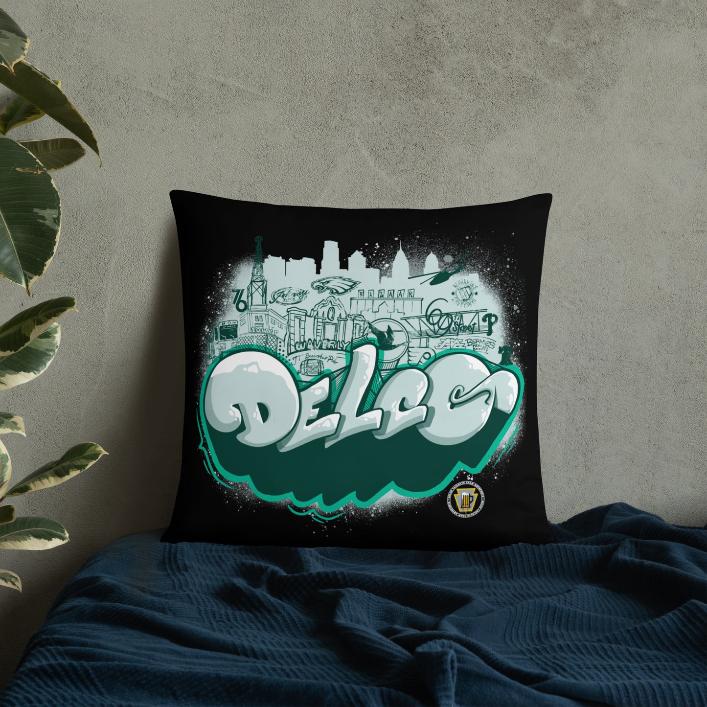 Delco Tailgate Tour Basic Pillow