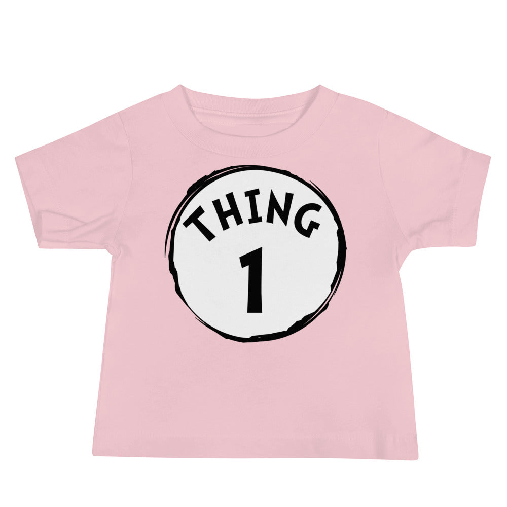 Thing 1 Baby Jersey Short Sleeve Tee