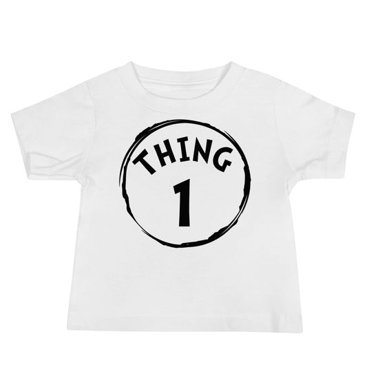 Thing 1 Baby Jersey Short Sleeve Tee
