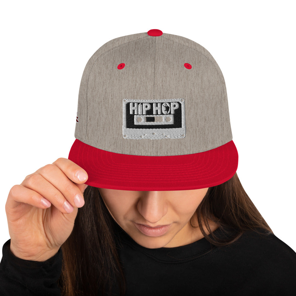 Hip Hop White Snapback Hat
