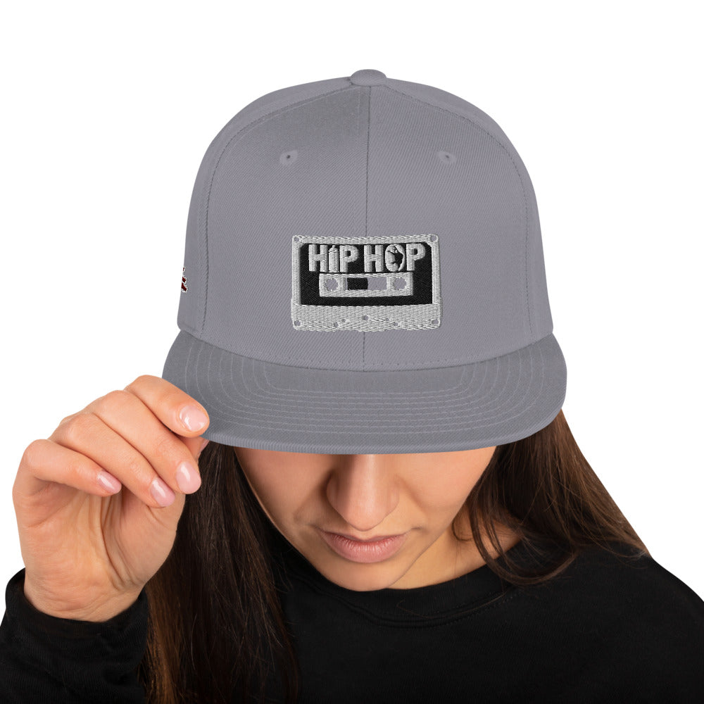 Hip Hop White Snapback Hat