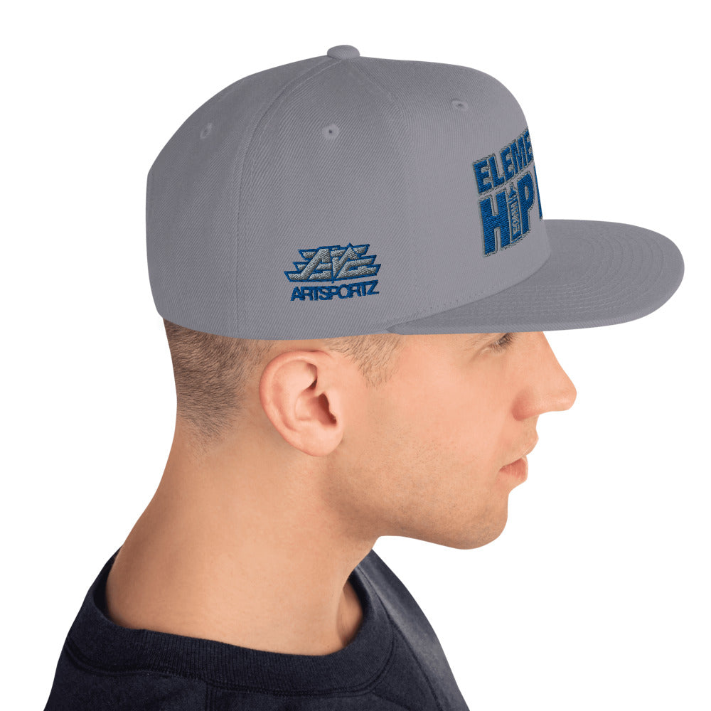 EOHH Silver Snapback Hat