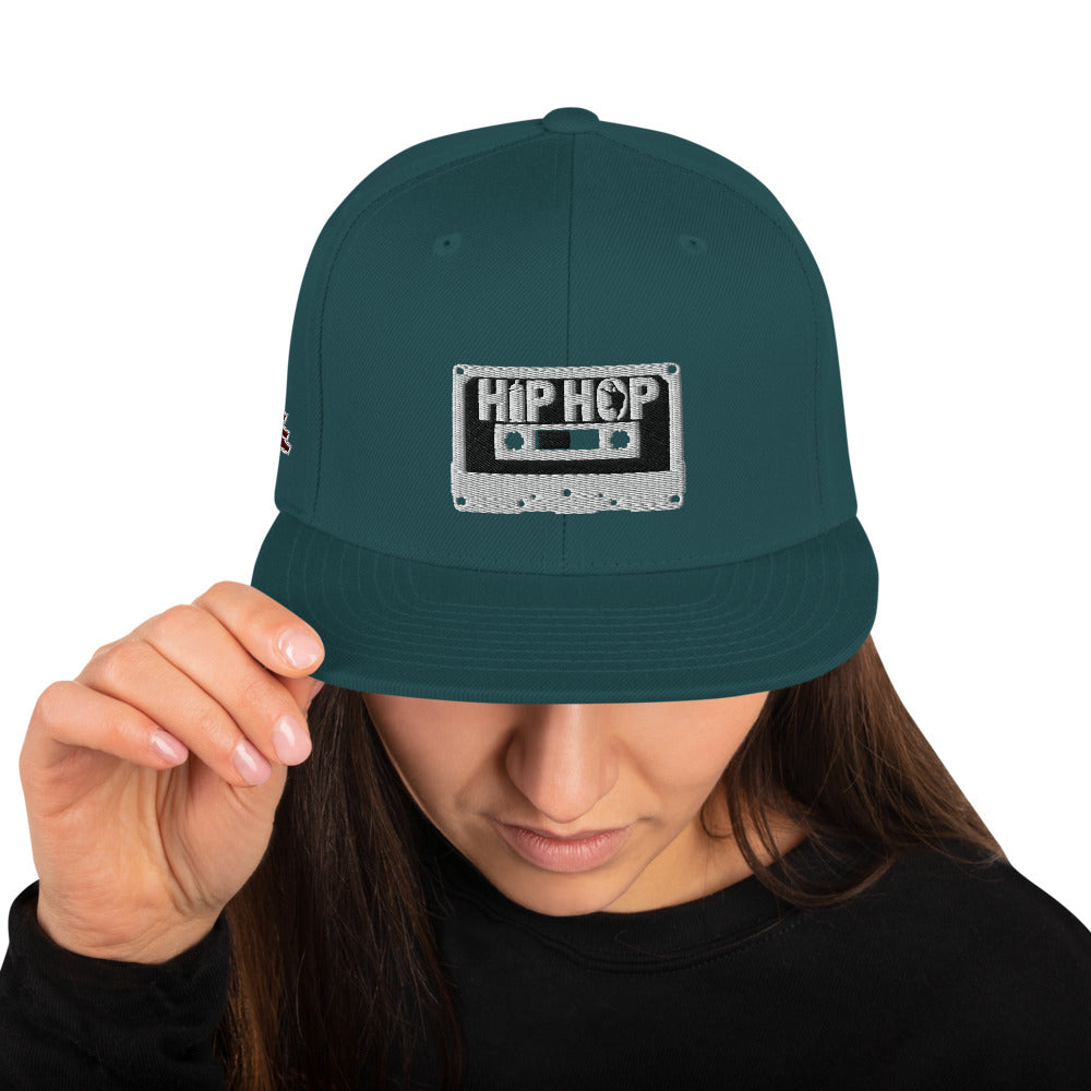 Hip Hop White Snapback Hat