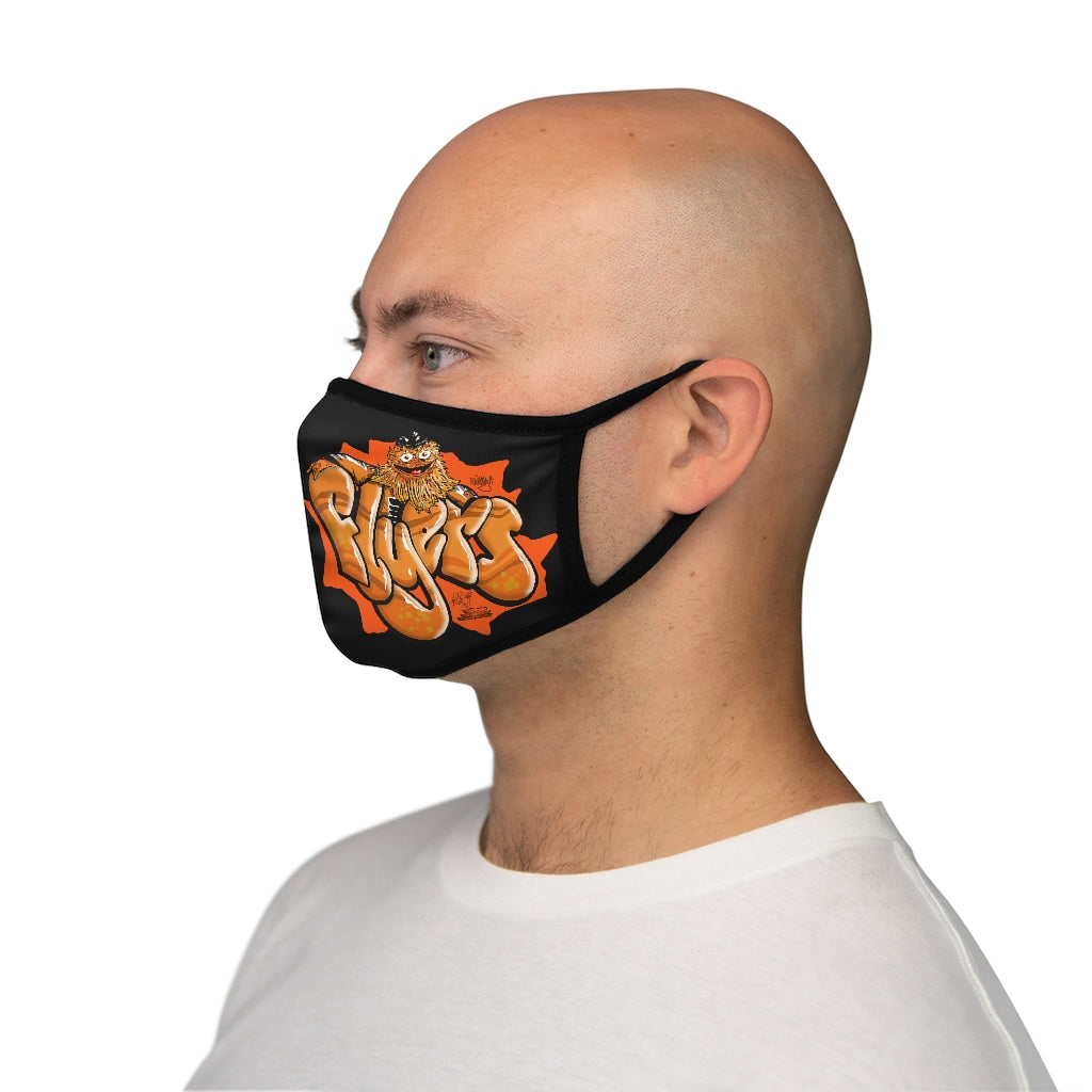 Gritty - Fitted Polyester Face Mask