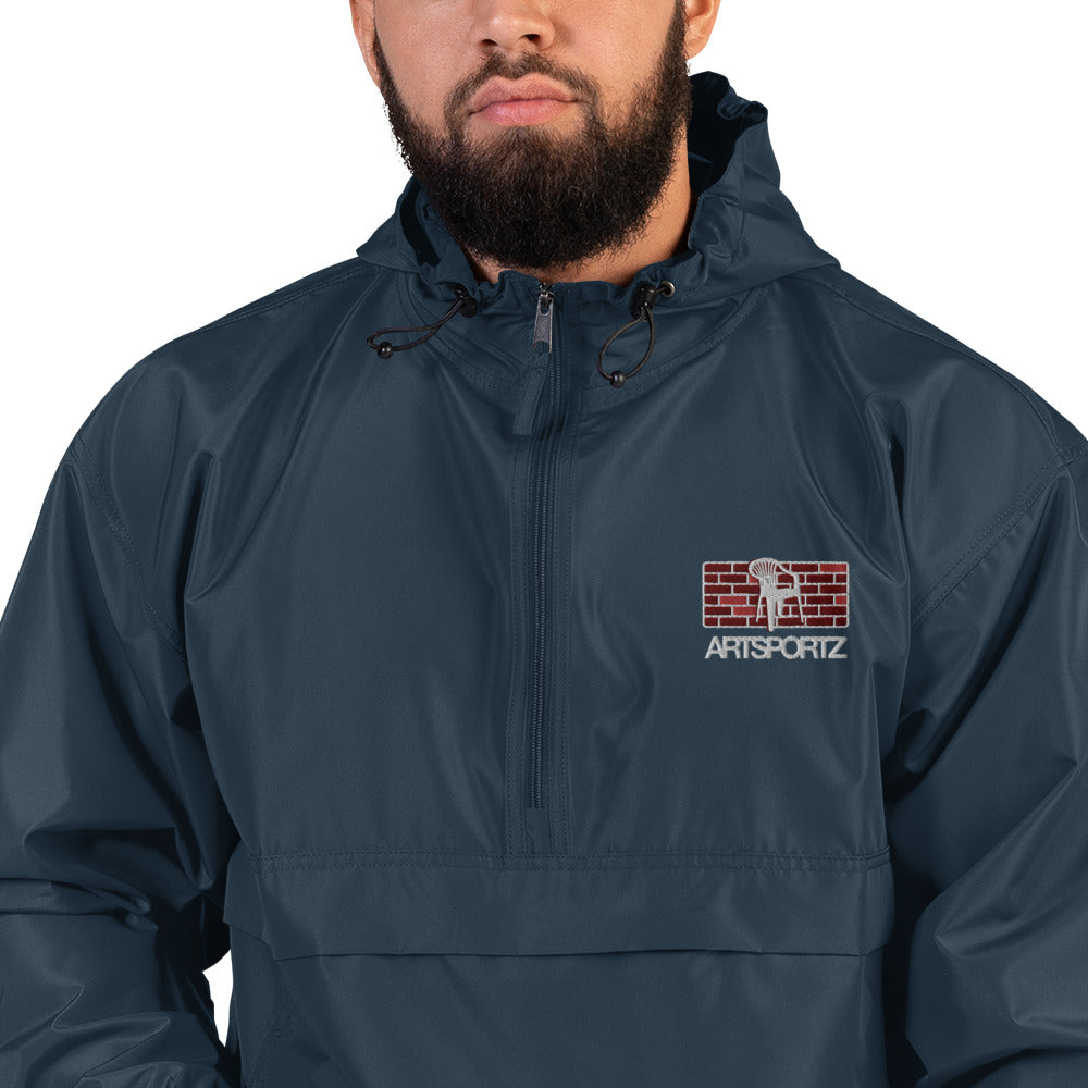 Save My Spot Embroidered Champion Packable Jacket