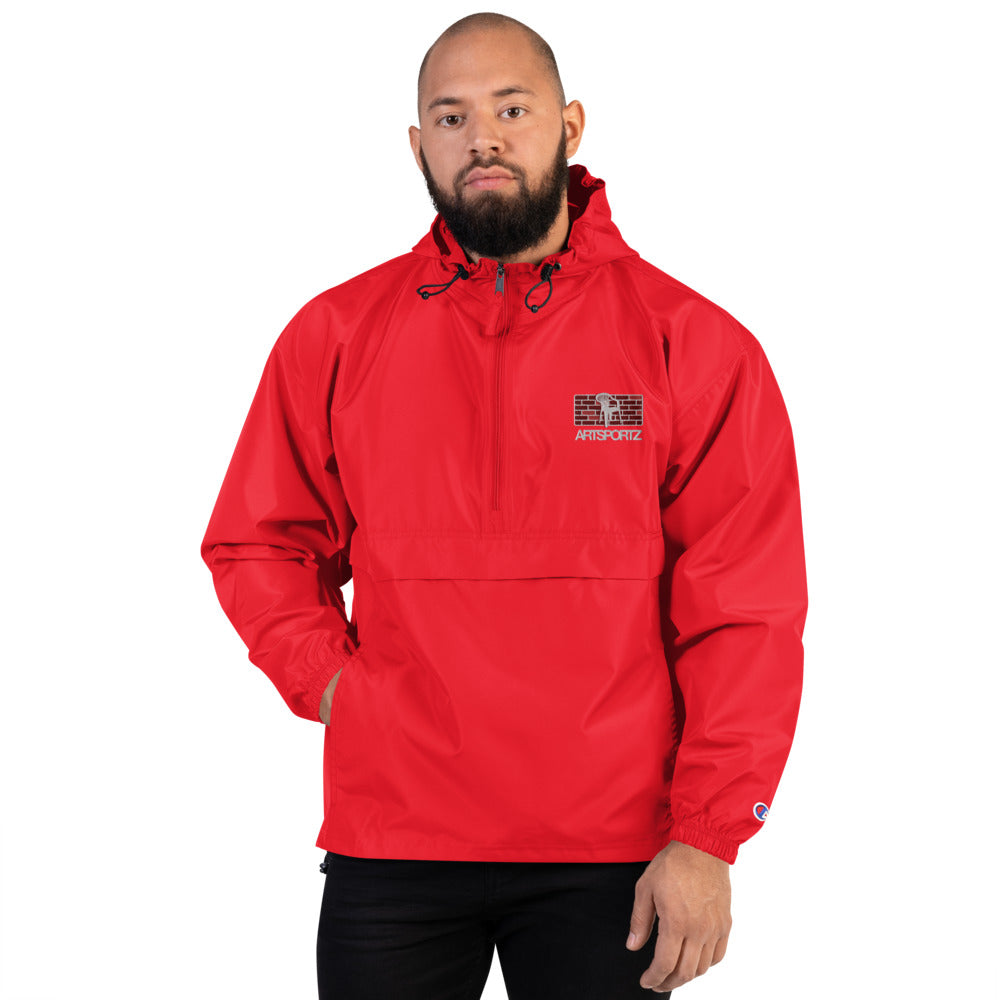 Save My Spot Embroidered Champion Packable Jacket