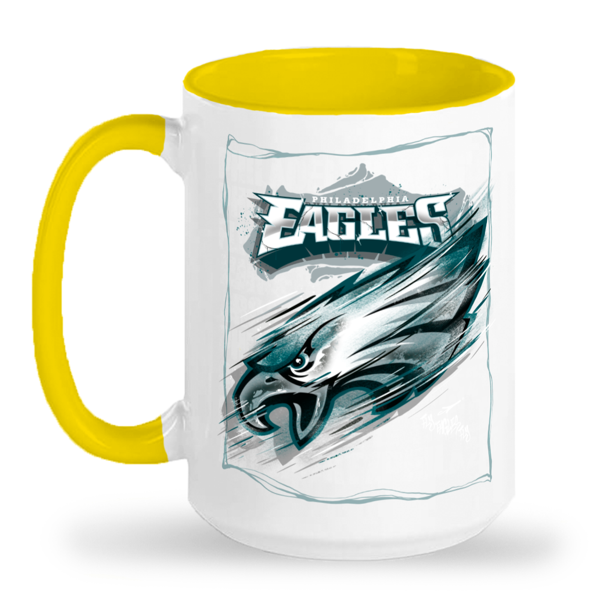 Fly Eagles Fly Mug Large (Ceramic)