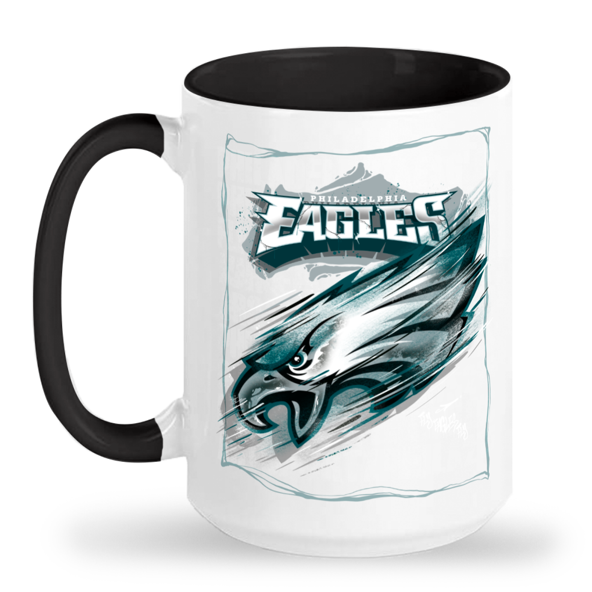 Fly Eagles Fly Mug Large (Ceramic)