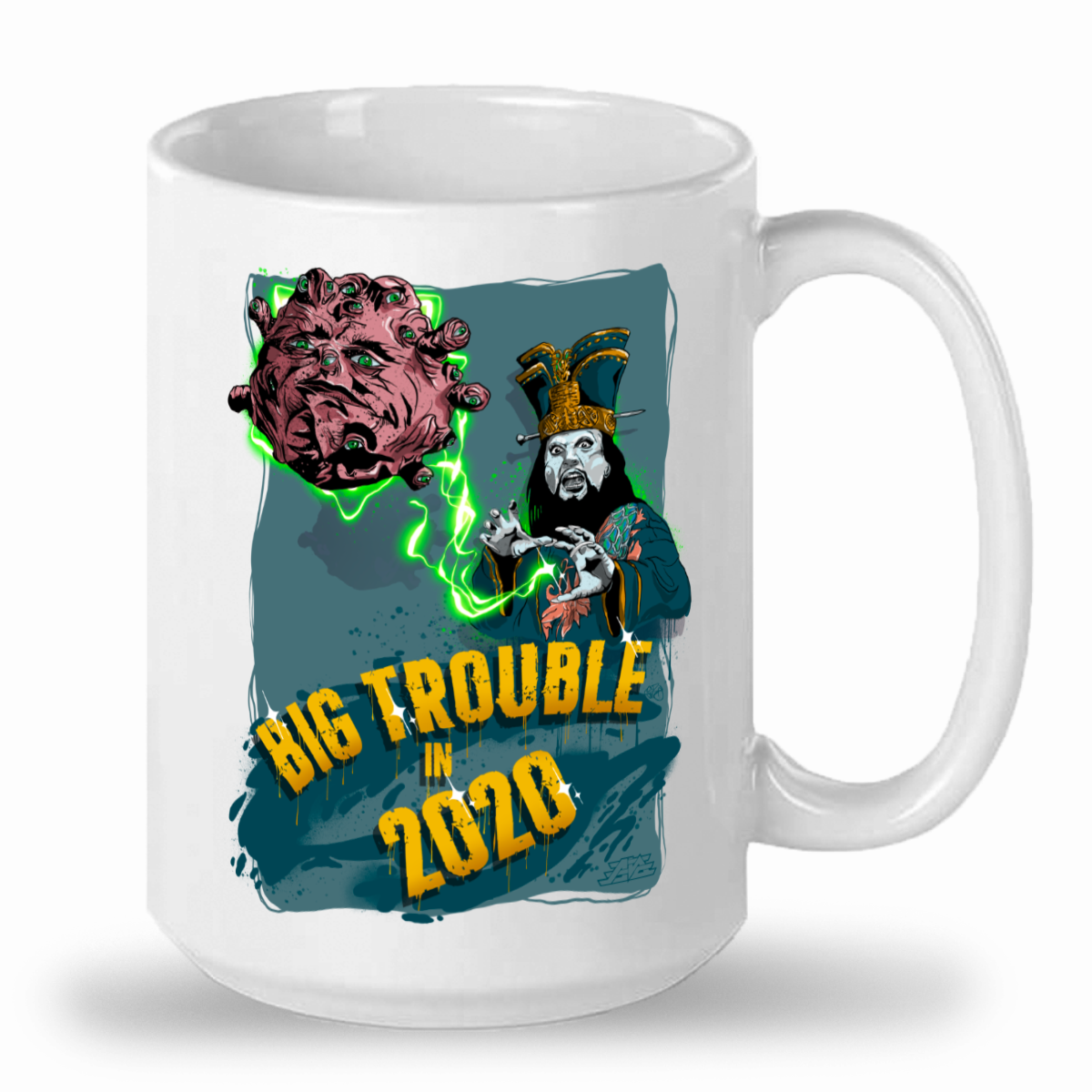 Big Trouble in 2020 Mug Large (Ceramic)