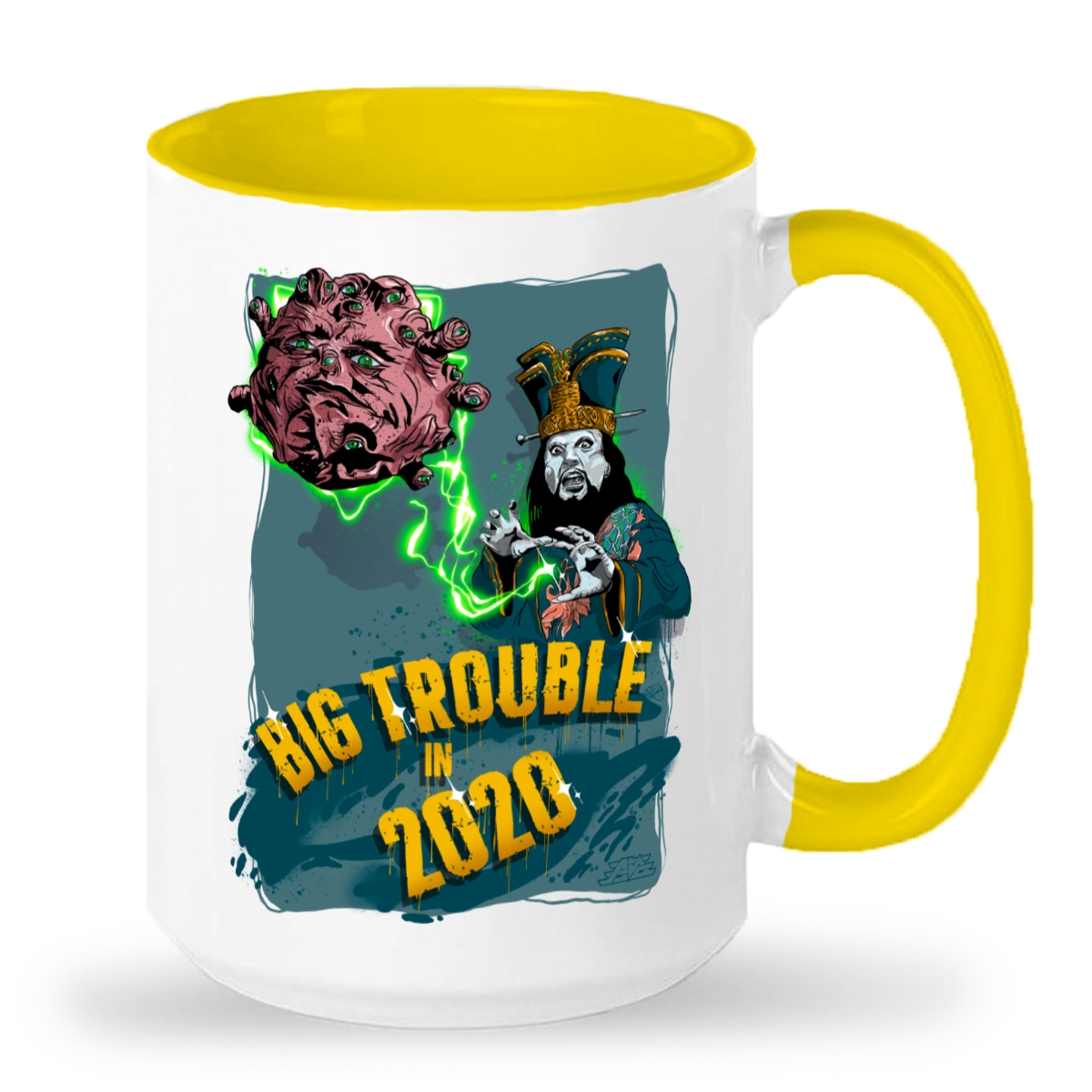 Big Trouble in 2020 Mug Large (Ceramic)