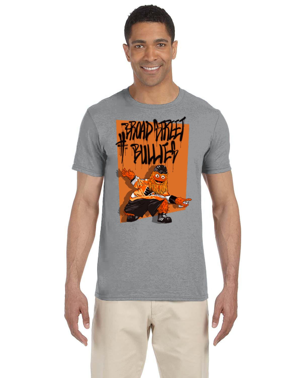 Broad Street Bullies Black Type Tee (Gildan Adult Softstyle 7.5 oz./lin. yd. T-Shirt | G640)