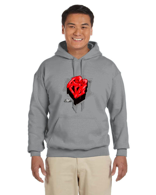 Love Park Forever Hoodie (Gildan Adult Heavy Blend 13.3 oz./lin. yd., 50/50 Hood | G185)