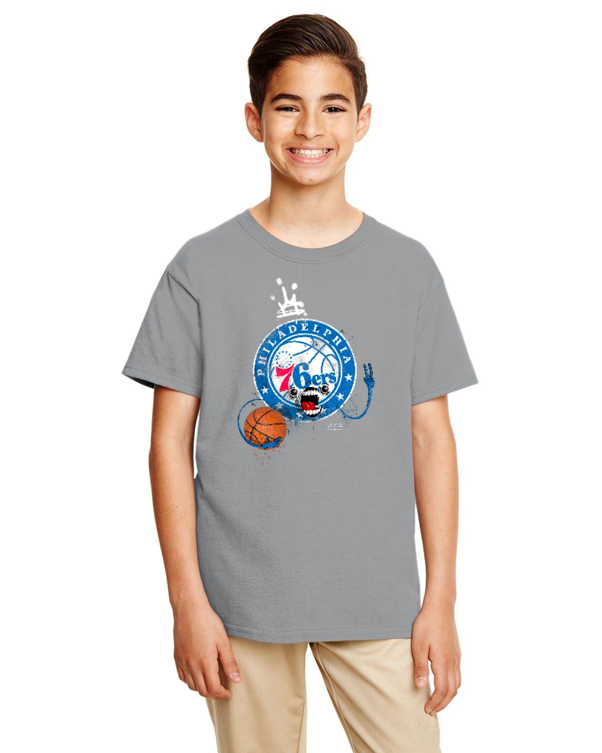 Sixers Monster Youth Tee (Gildan Youth Softstyle 7.5 oz./lin. yd. T-Shirt | G645B)