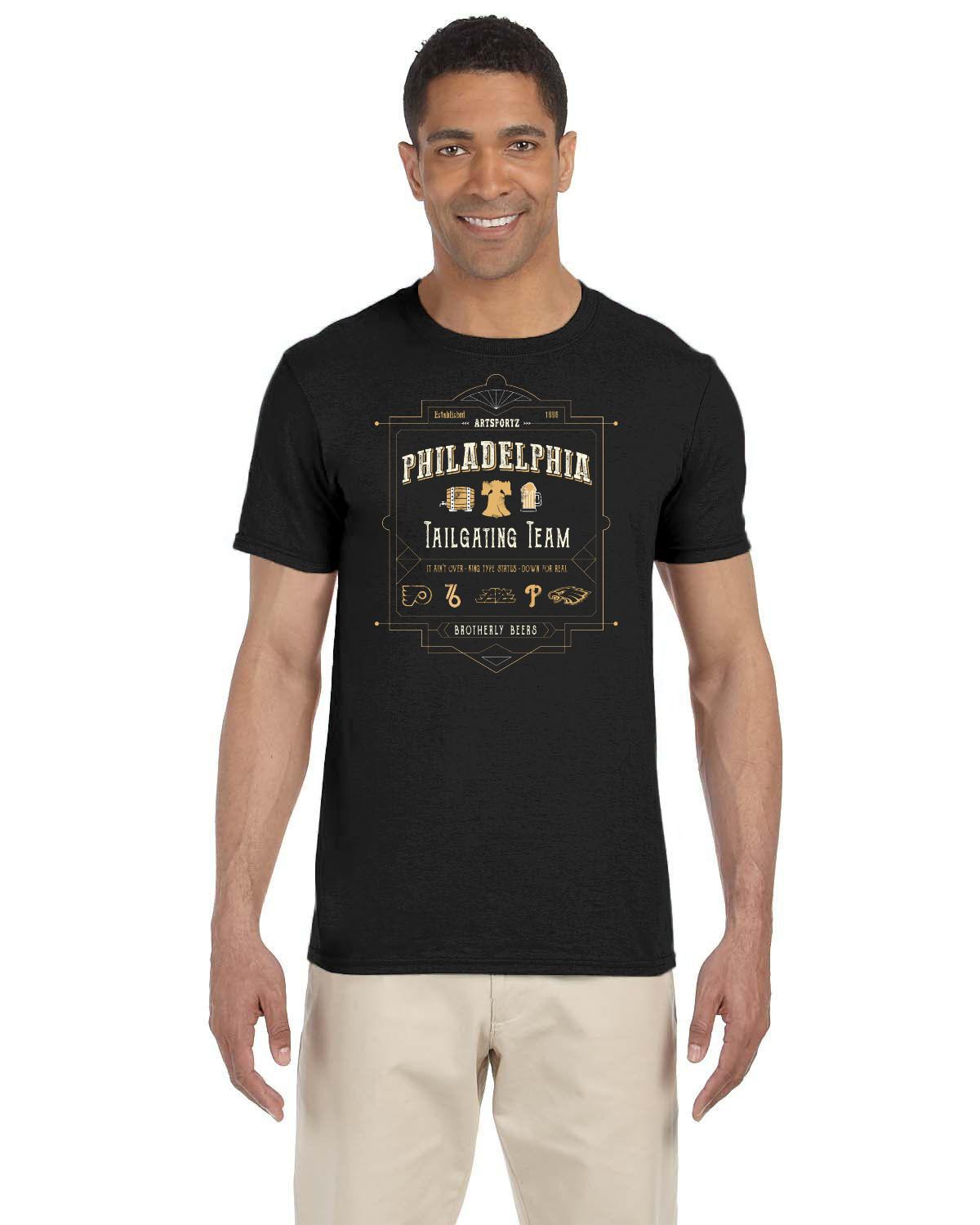 Philadelphia Tailgating Team Tee (Gildan Adult Softstyle 7.5 oz./lin. yd. T-Shirt | G640)