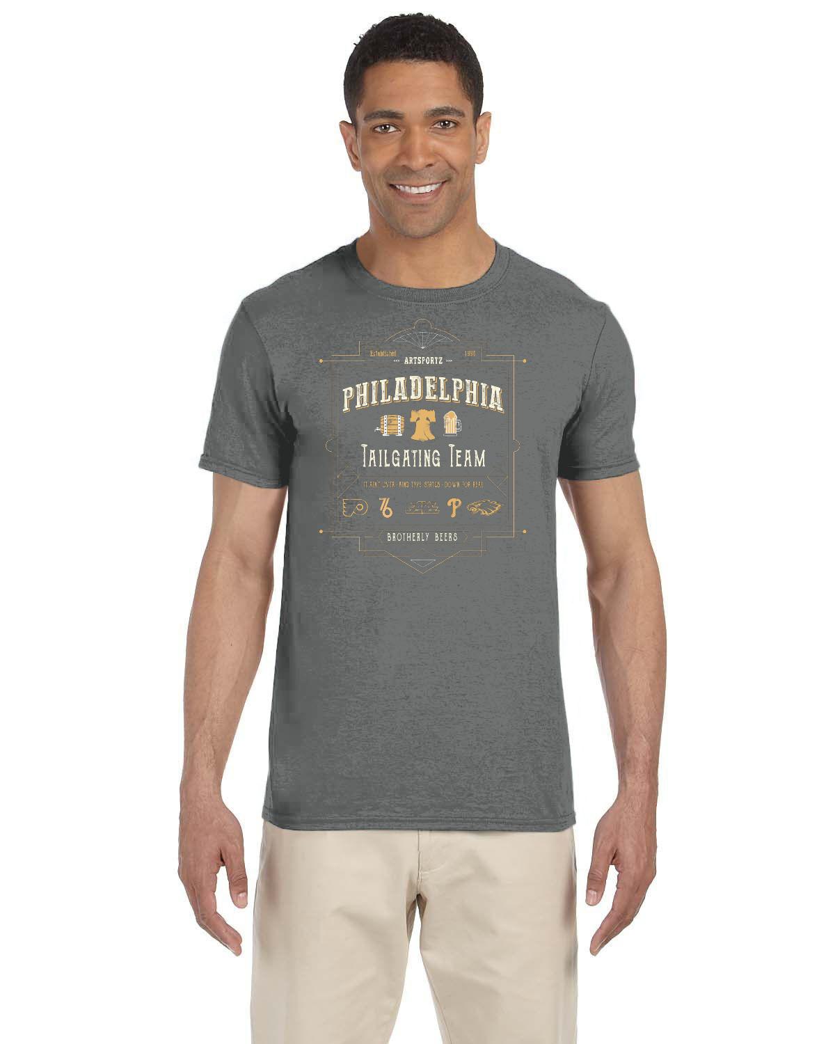 Philadelphia Tailgating Team Tee (Gildan Adult Softstyle 7.5 oz./lin. yd. T-Shirt | G640)