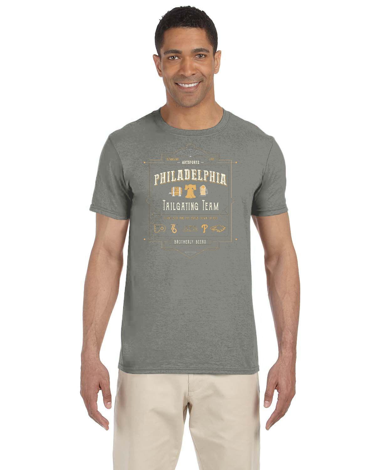 Philadelphia Tailgating Team Tee (Gildan Adult Softstyle 7.5 oz./lin. yd. T-Shirt | G640)