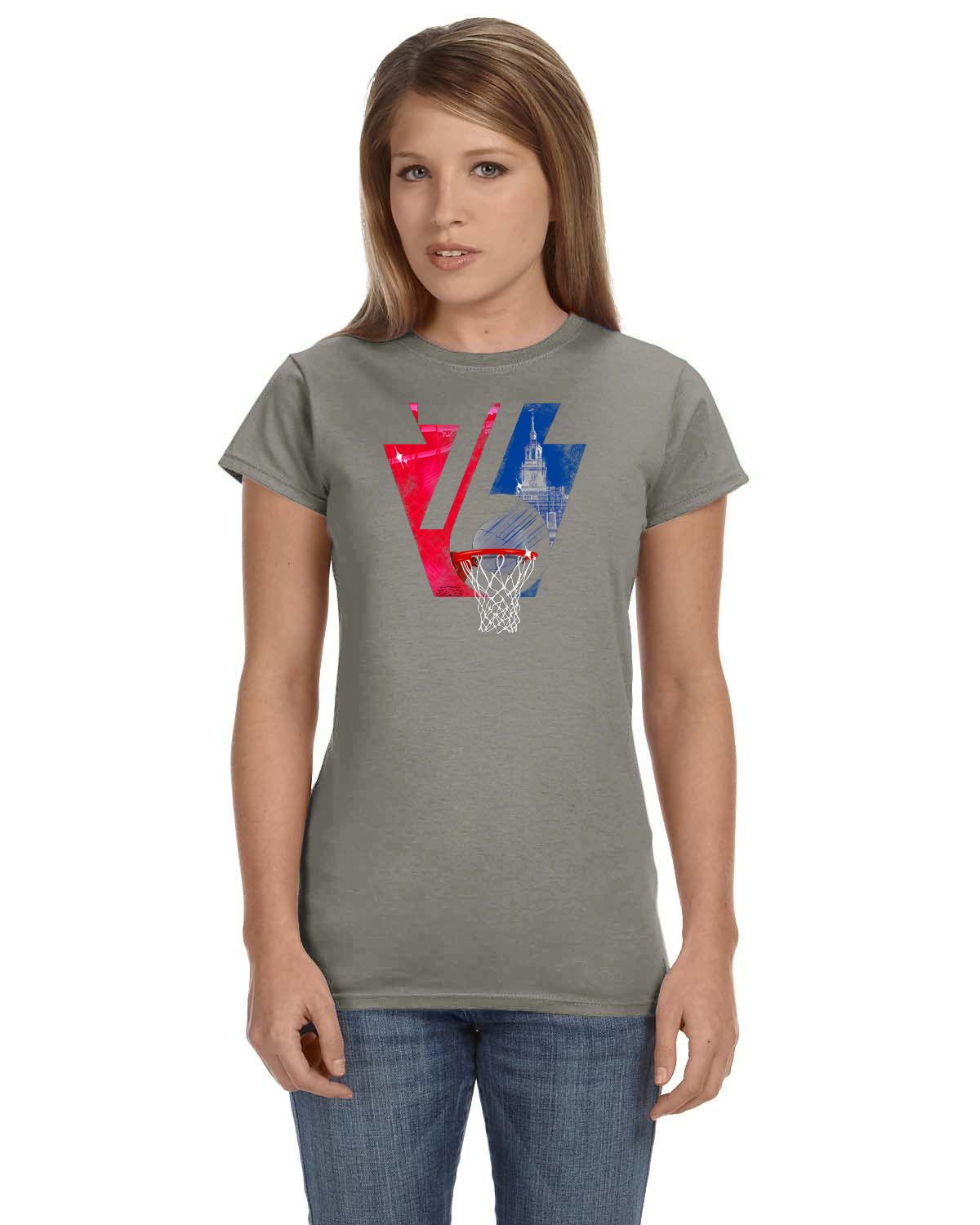 Phila 76 Keystone Ladies Tee (Gildan Ladies' Softstyle 7.5 oz./lin. yd. Fitted T-Shirt | G640L)