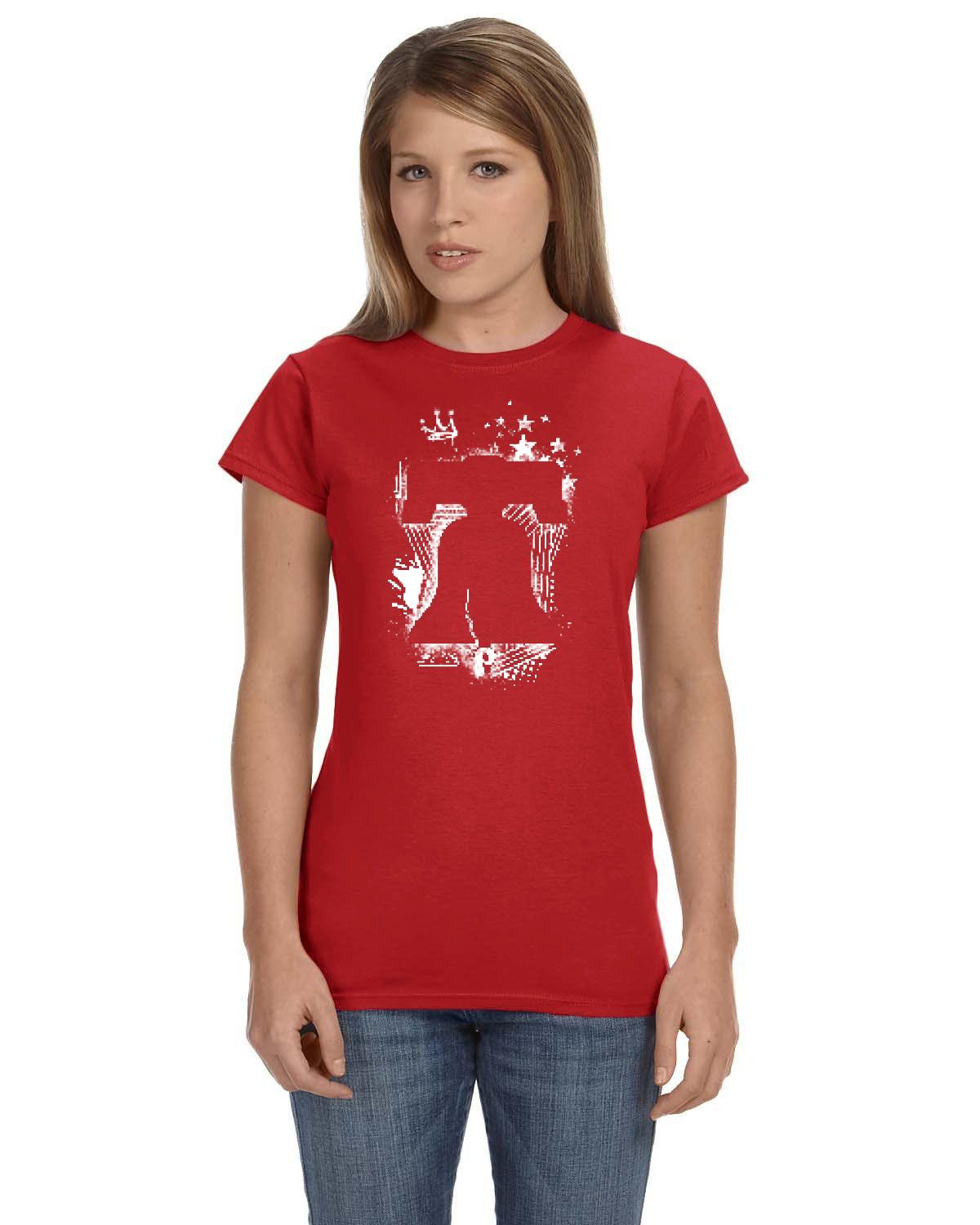 Ring The Bell White Gildan Ladies' Softstyle 7.5 oz./lin. yd. Fitted T-Shirt | G640L