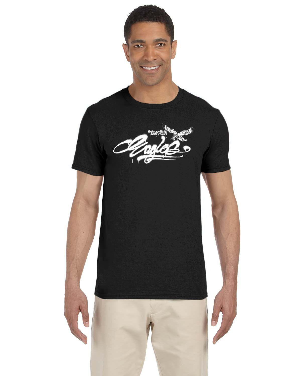 Eagles Script Gildan Adult Softstyle 7.5 oz./lin. yd. T-Shirt | G640
