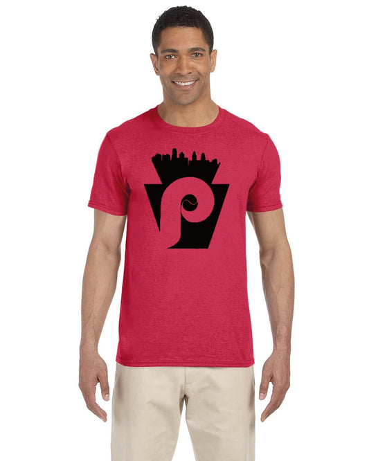 Keystone Philly Black Gildan Adult Softstyle 7.5 oz./lin. yd. T-Shirt | G640