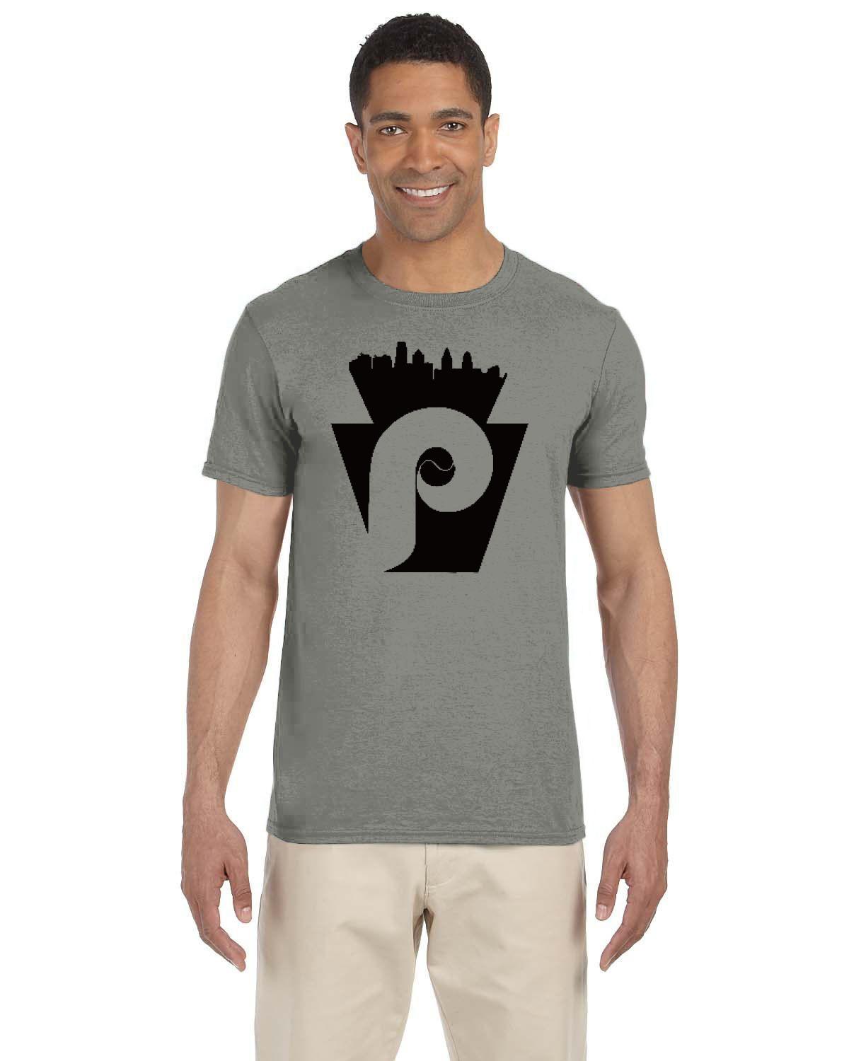 Keystone Philly Black Gildan Adult Softstyle 7.5 oz./lin. yd. T-Shirt | G640