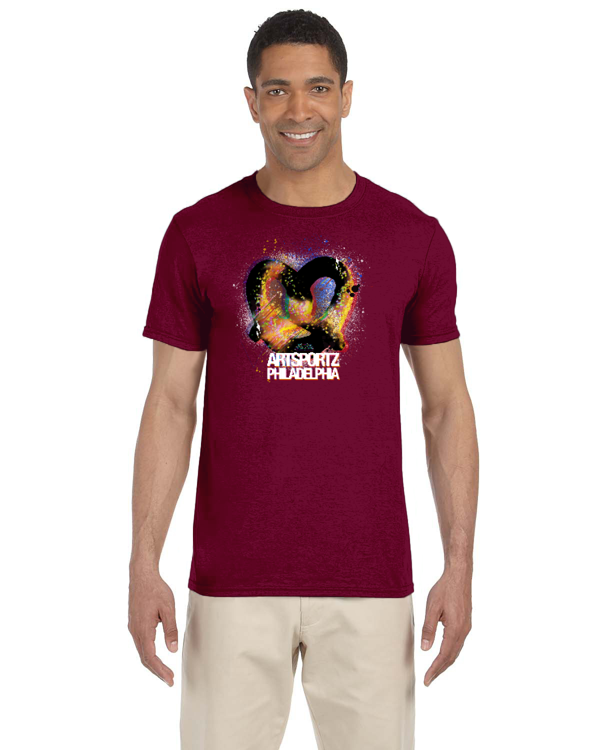 Pretzel Philly Style Gildan Adult Softstyle 7.5 oz./lin. yd. T-Shirt | G640