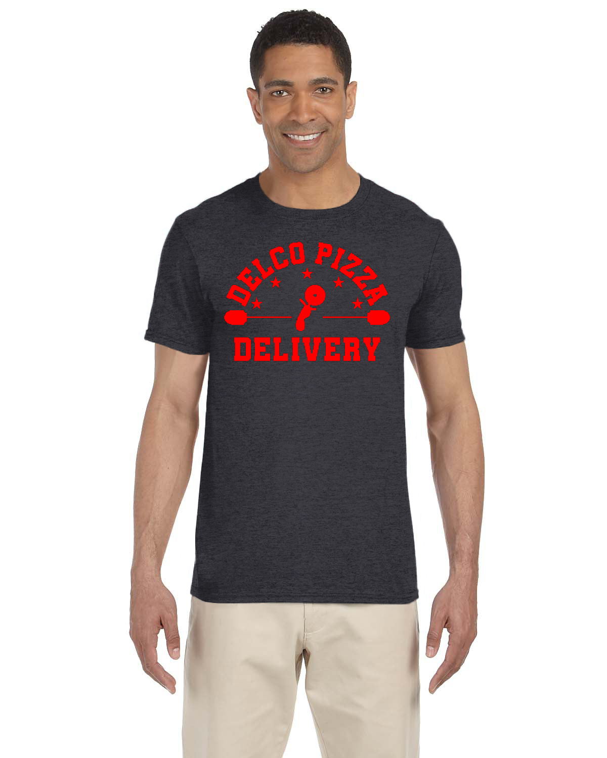 DELCO PIZZA DELIVERY Gildan Adult Softstyle 7.5 oz./lin. yd. T-Shirt | G640
