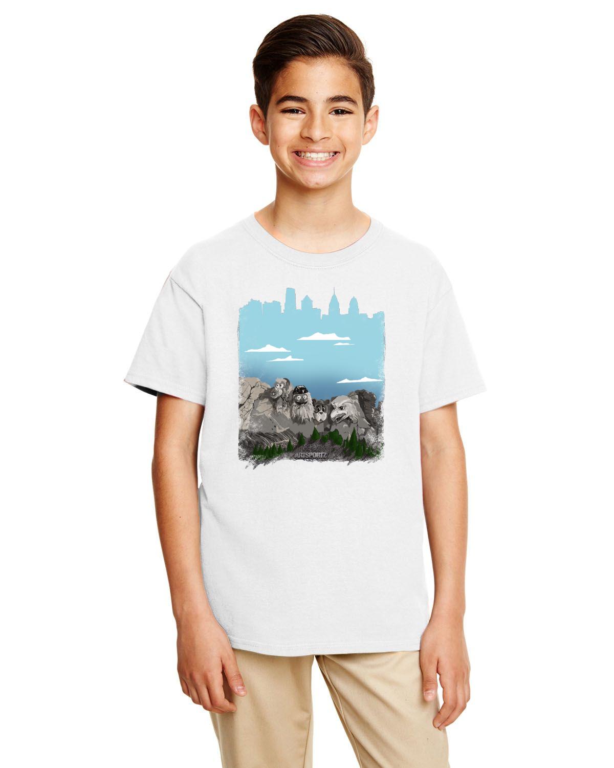 Mt Rushmore Philly (Mt Crushmore) Gildan Youth Softstyle 7.5 oz./lin. yd. T-Shirt | G645B