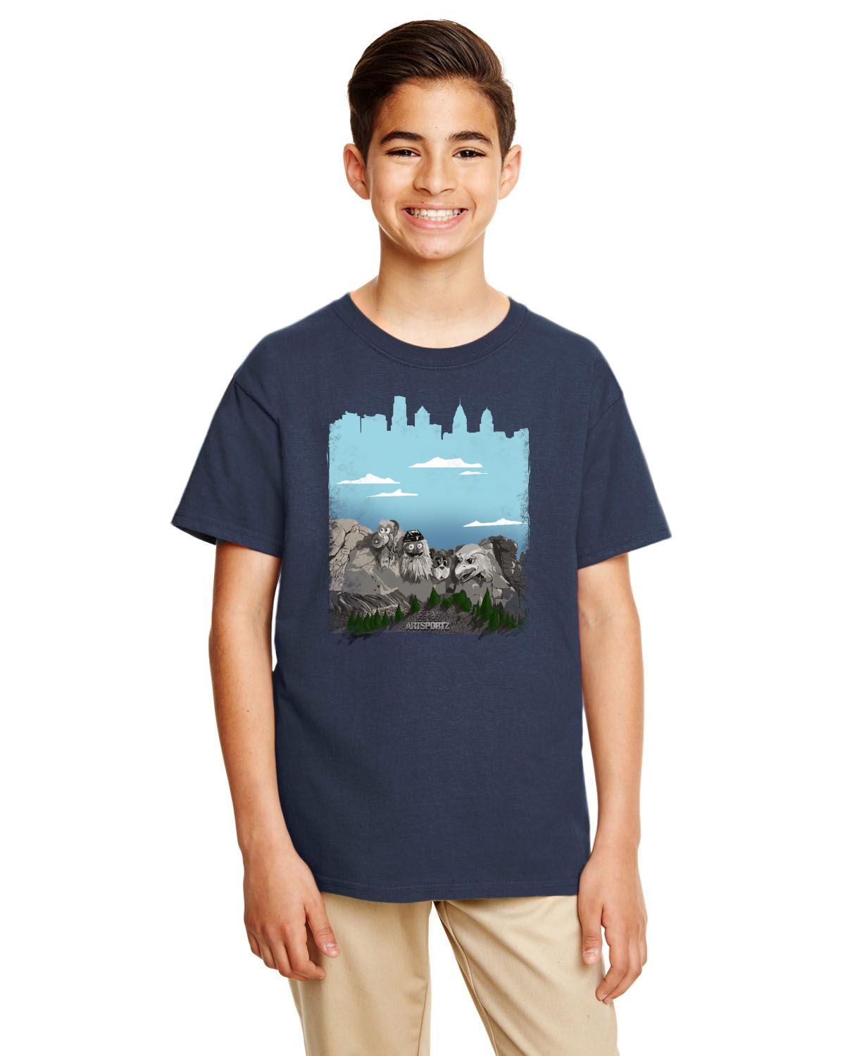Mt Rushmore Philly (Mt Crushmore) Gildan Youth Softstyle 7.5 oz./lin. yd. T-Shirt | G645B