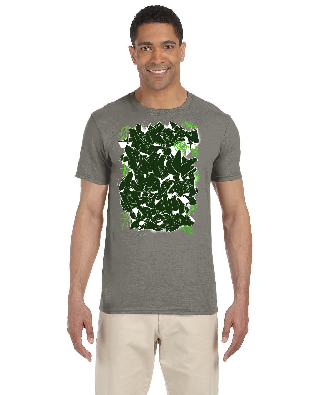 ABC Green Gildan Adult Softstyle 7.5 oz./lin. yd. T-Shirt | G640