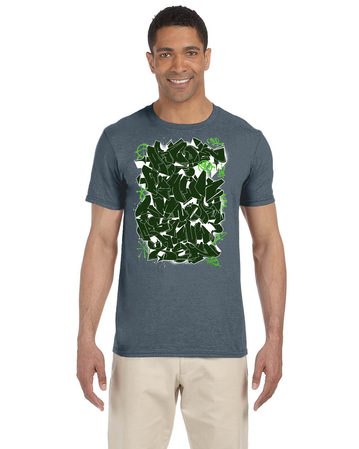 ABC Green Gildan Adult Softstyle 7.5 oz./lin. yd. T-Shirt | G640