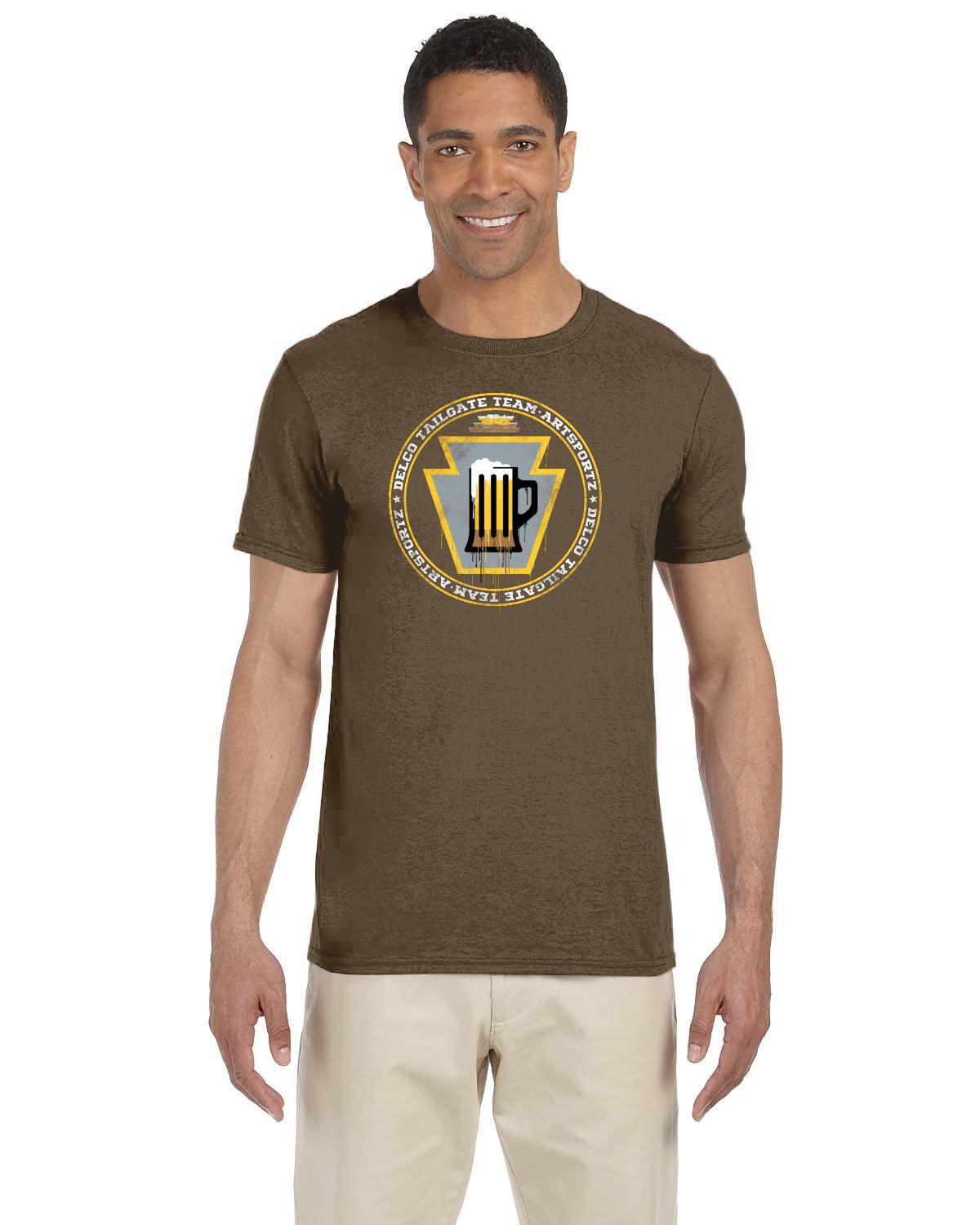 Delco Tailgate Stamp Gildan Adult Softstyle 7.5 oz./lin. yd. T-Shirt | G640