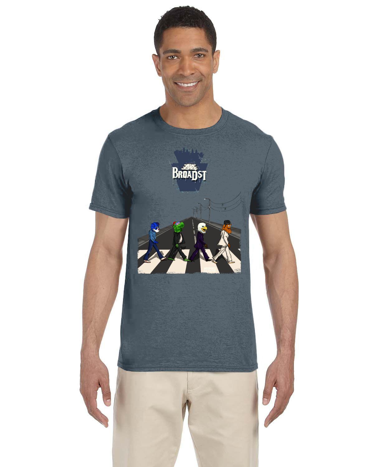 Broad Street Crossing Abbey Road Gildan Adult Softstyle 7.5 oz./lin. yd. T-Shirt | G640
