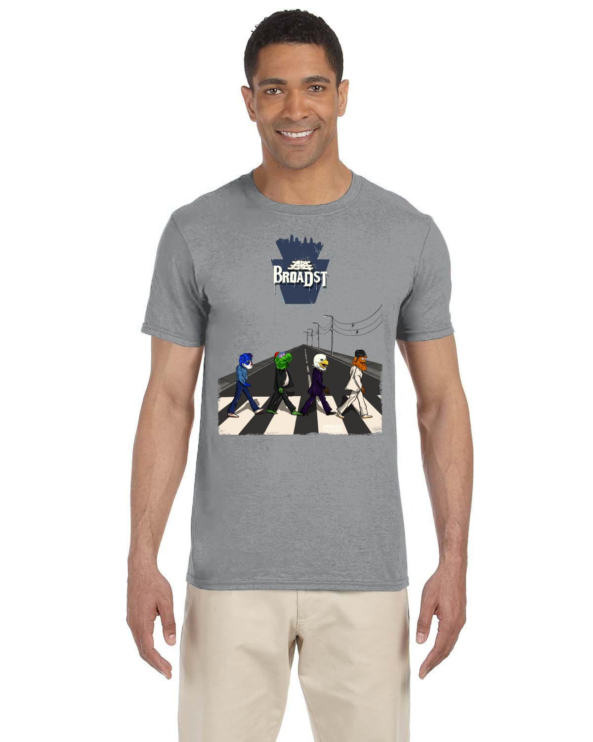 Broad Street Crossing Abbey Road Gildan Adult Softstyle 7.5 oz./lin. yd. T-Shirt | G640