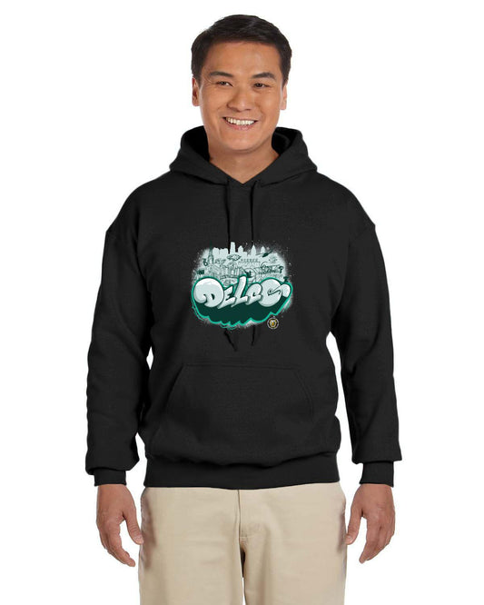 Delco Tailgate Tour Gildan Adult Heavy Blend 13.3 oz./lin. yd., 50/50 Hood | G185