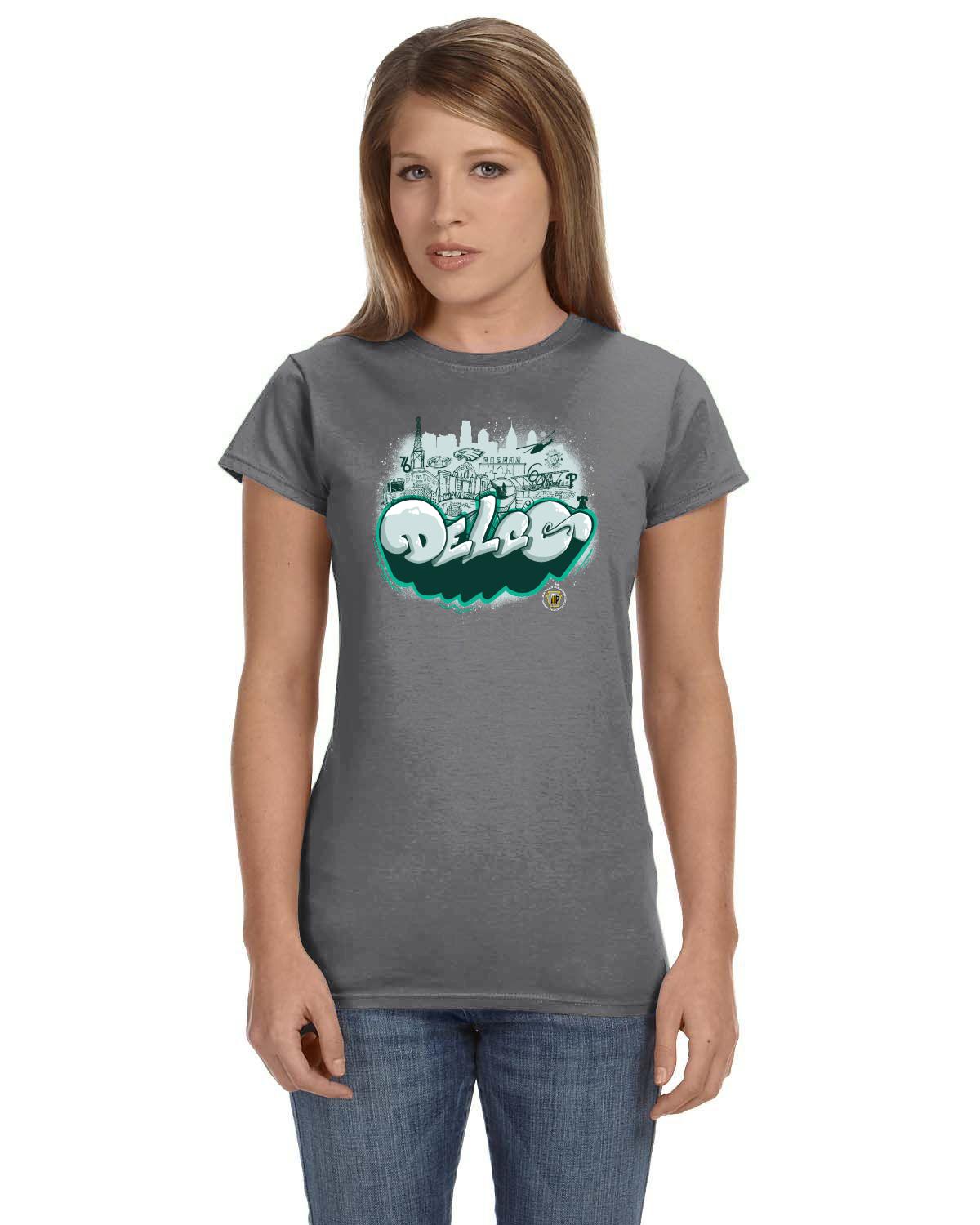 Delco Tailgate Tour Gildan Ladies' Softstyle 7.5 oz./lin. yd. Fitted T-Shirt | G640L